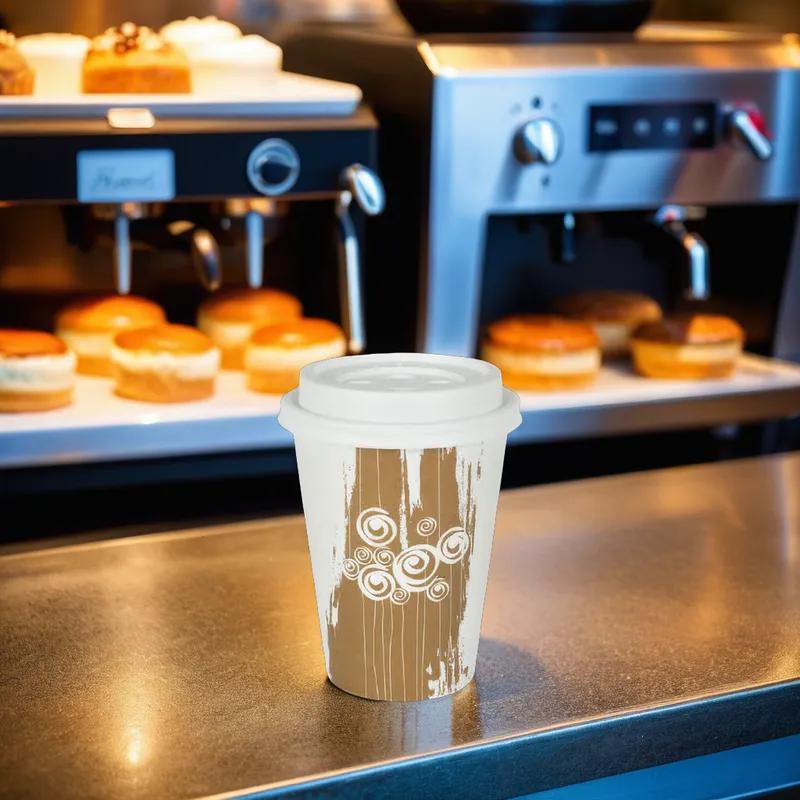 Hot Cup 12 OZ Paper Canvas Design 1000/Case