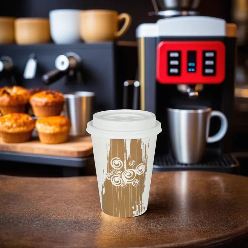 Hot Cup 12 OZ Paper Canvas Design 1000/Case