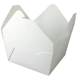 Bio-Pak® Take-Out Box 9.75X9.75X4.5 IN Paper White Square 100/Case