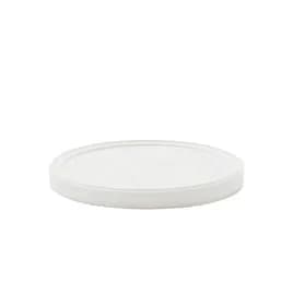 Lid Flat 5.93X0.57 IN LLDPE Translucent Round For 68-82 OZ Container 480/Case