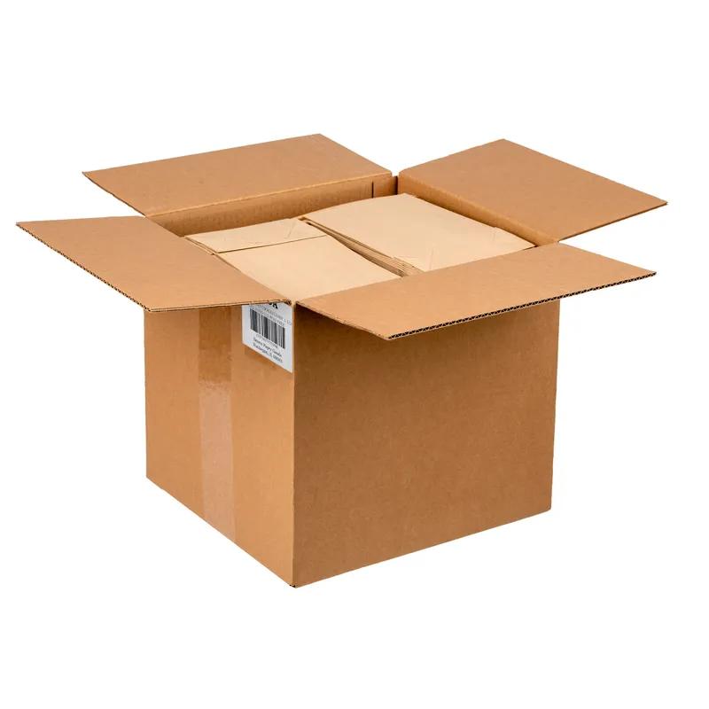 Coffee Bag 6X2.75X9.5 IN Paper 1.5# Natural Plain With Tin Ties Closure With Window 500/Case