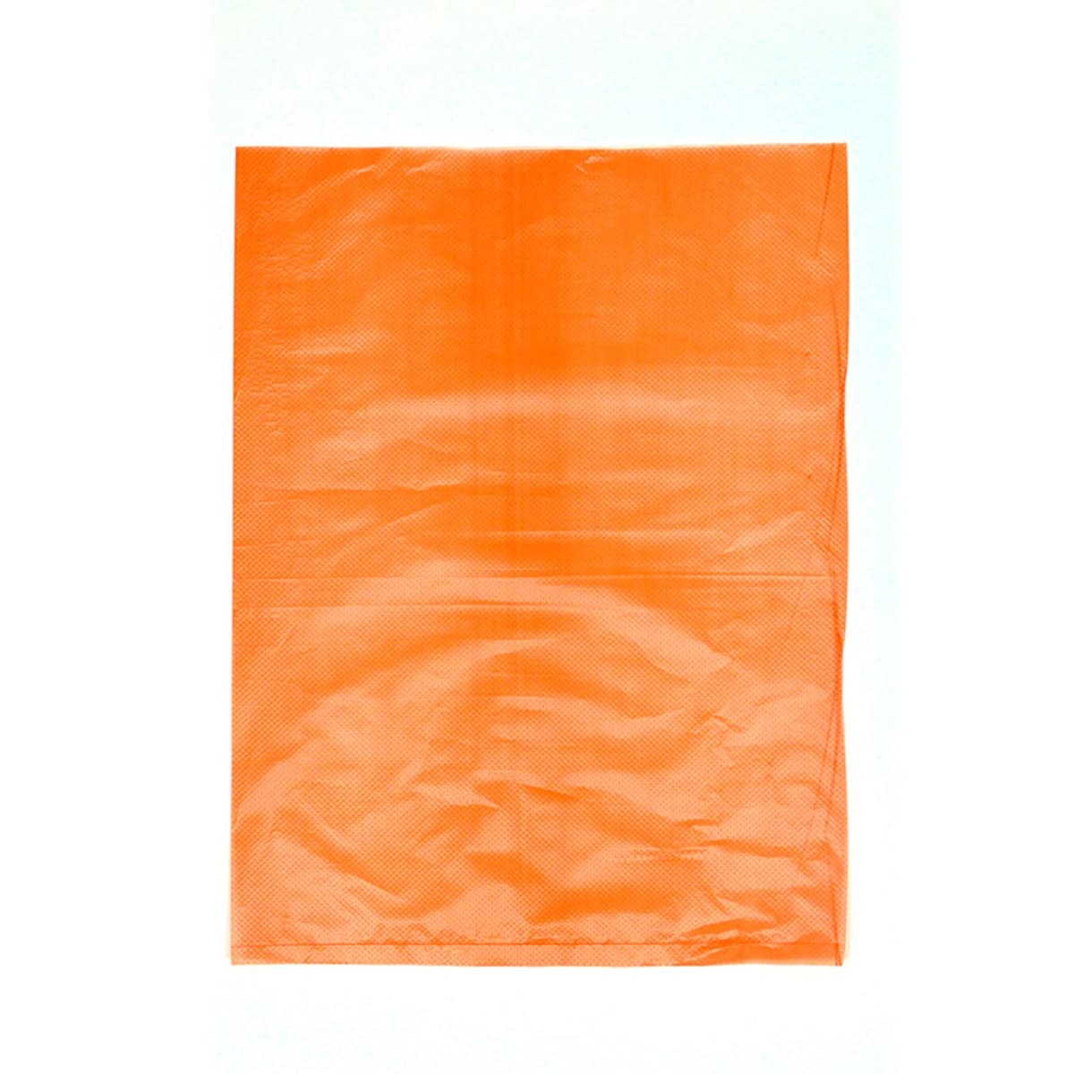 Merchandise Bag 20X4X30 IN Orange HDPE 0.8MIL With Open Ended Closure 250/Case