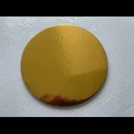 Cake Board 7 IN Paperboard Gold Round 200/Case