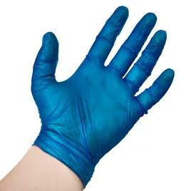 Victoria Bay General Purpose Gloves XL Blue Vinyl Disposable Powder-Free 100 Count/Pack 10 Packs/Case 1000 Count/Case