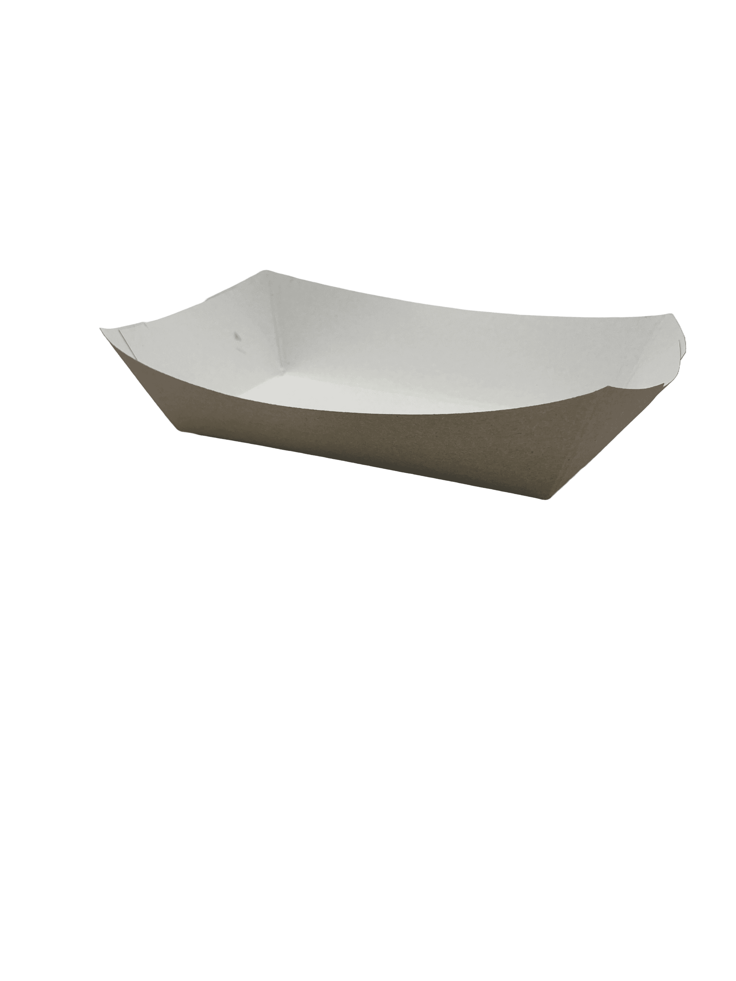 Food Tray 5 LB Clay-Coated Kraft Board Kraft 500/Case