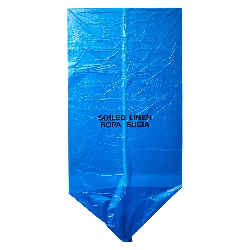 Soiled Linen Bag 38X42 IN Blue Plastic 16MIC 250/Case