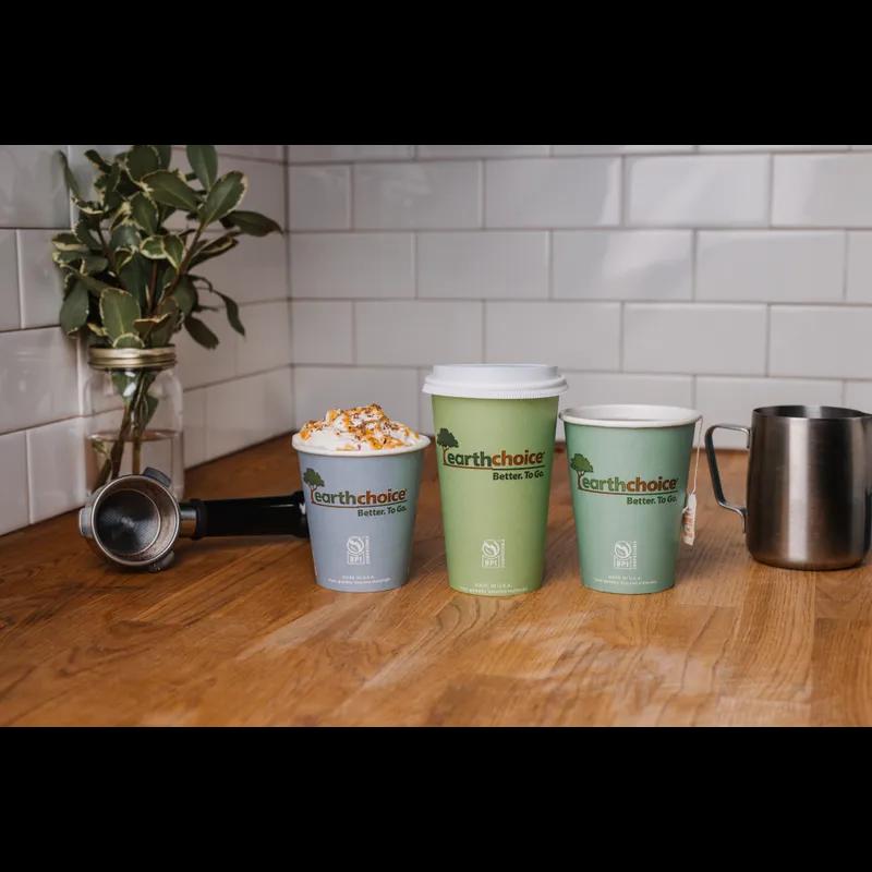 EarthChoice® Hot Cup 16 OZ Paperboard PLA Green 1000/Case