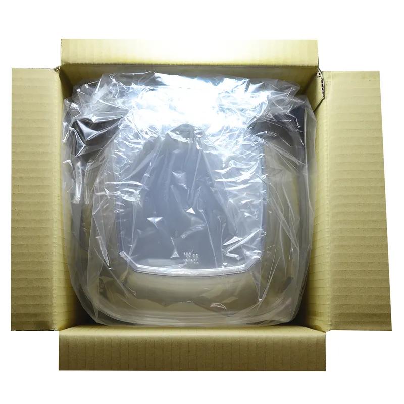 Bowl 160 OZ Plastic Clear Square 50/Case