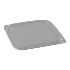 Lid 7X5.5 IN 2 Compartment PET Clear Square For 19.5 OZ Bowl 450/Case