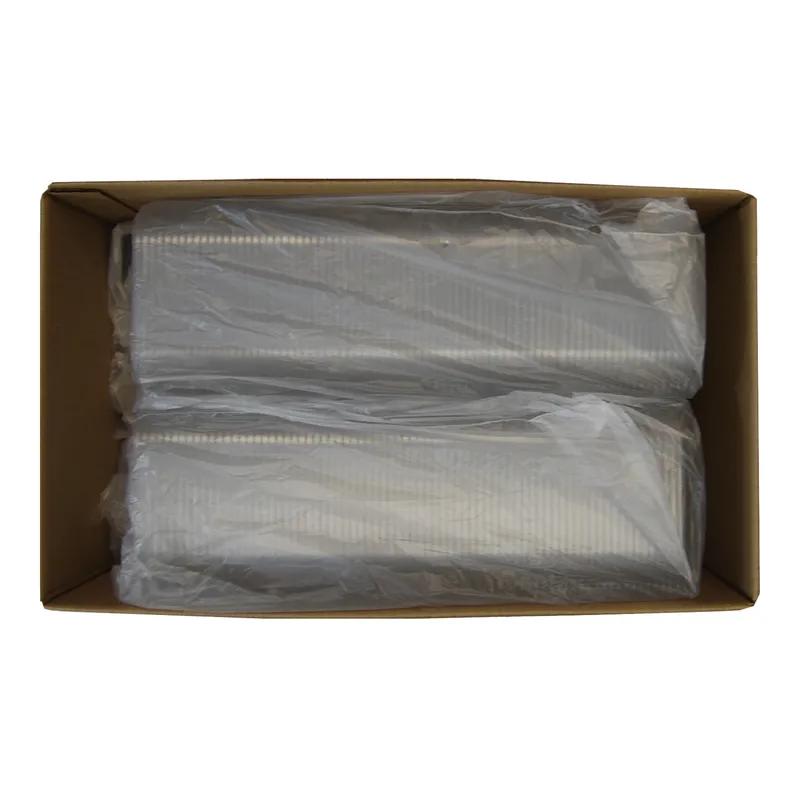 Lid 7X5.5 IN 2 Compartment PET Clear Square For 19.5 OZ Bowl 450/Case