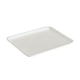 1525S Meat Tray 8X14.75X0.9 IN Polystyrene Foam White Rectangle 250/Case
