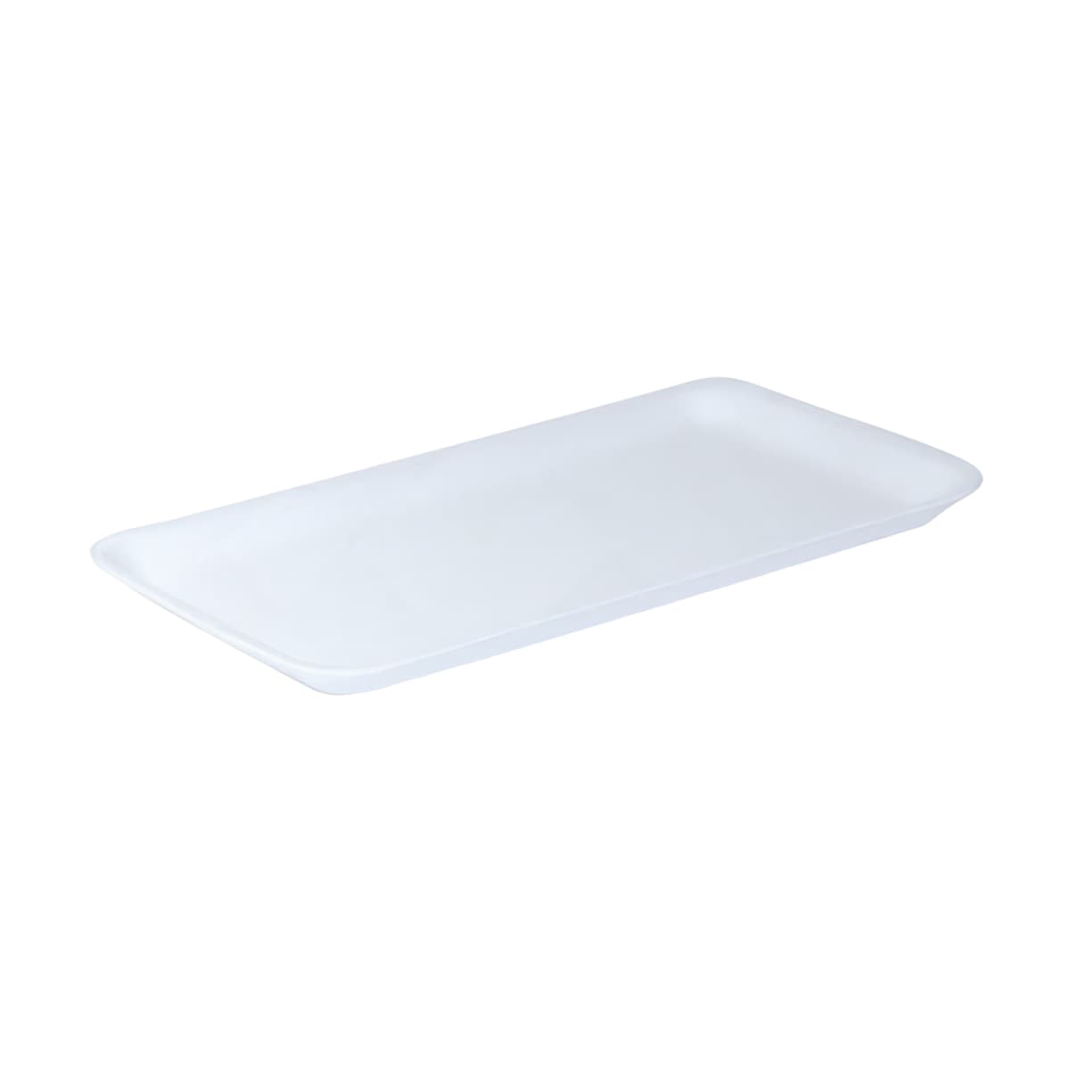 10S Meat Tray 5.88X10.75X0.63 IN Polystyrene Foam White Rectangle 500/Case