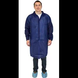 Lab Coat XXXL Blue No Pockets 30/Case