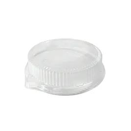 Pebble Box Lid Dome 10 IN PET Clear Round For Plate Grease Resistant 125 Count/Pack 4 Packs/Case 500 Count/Case