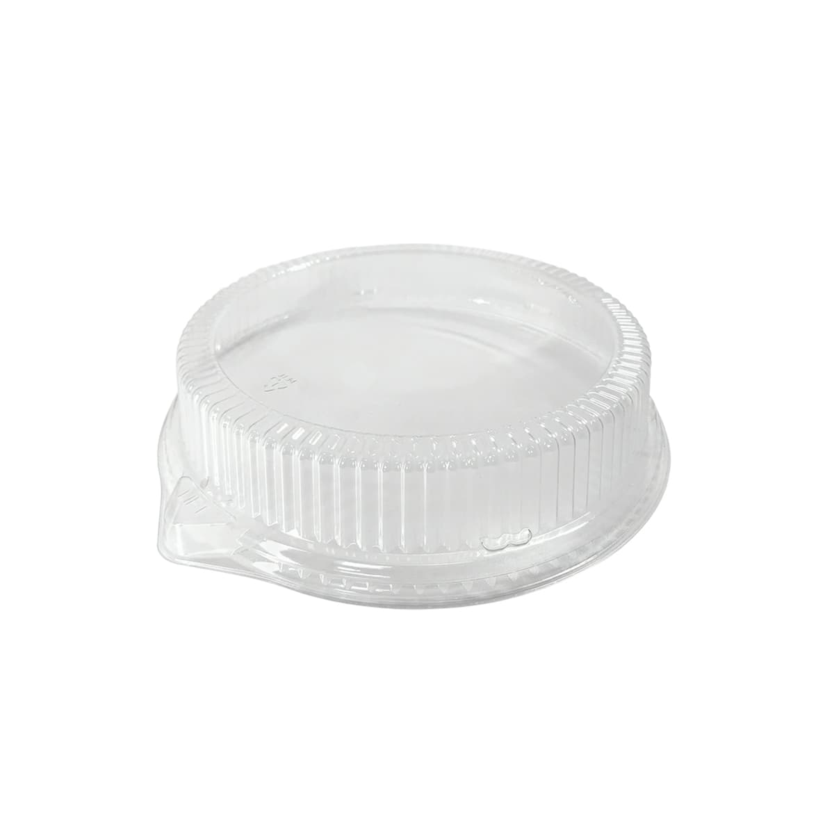 Pebble Box Lid Dome 10 IN PET Clear Round For Plate Grease Resistant 125 Count/Pack 4 Packs/Case 500 Count/Case