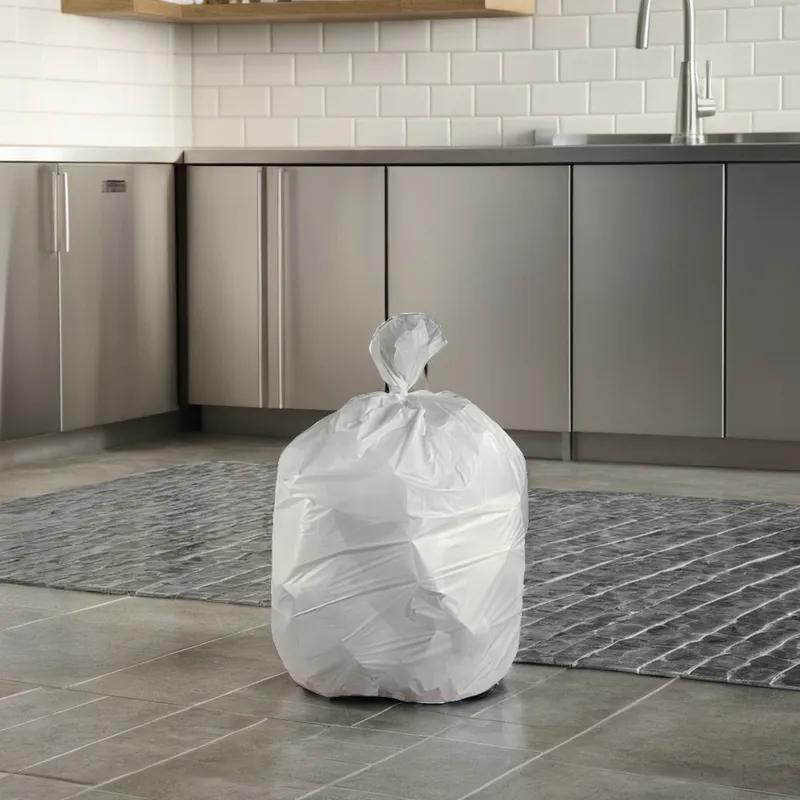 Kitchen Bag 13 GAL Plastic With Flap Tie Closure 30 Count/Pack 12 Packs/Case 360 Count/Case