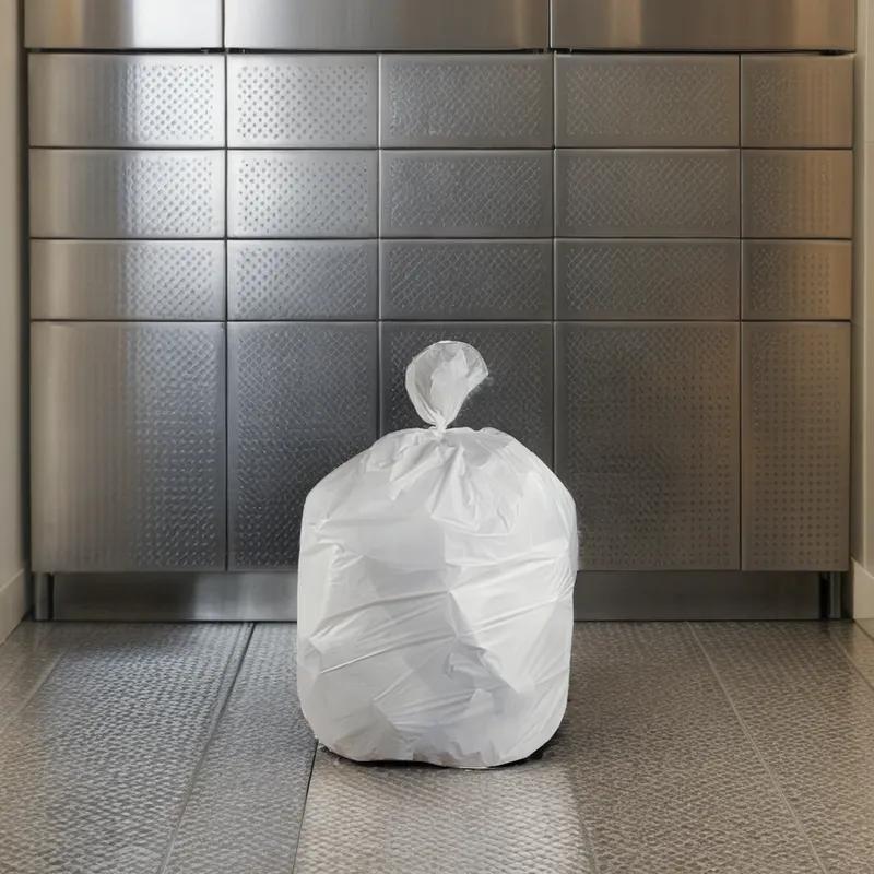 Kitchen Bag 13 GAL Plastic With Flap Tie Closure 30 Count/Pack 12 Packs/Case 360 Count/Case