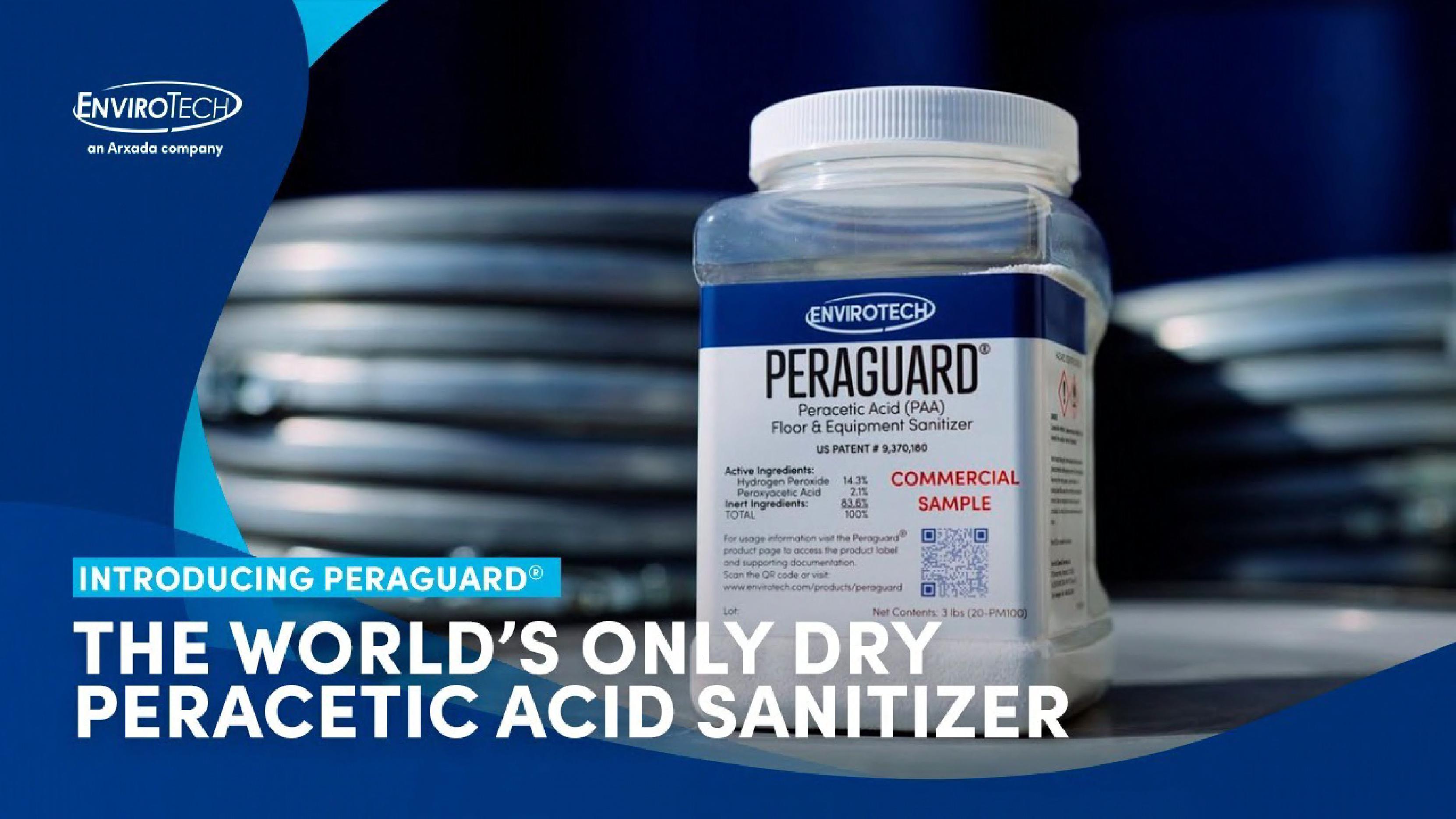 PeraGuard Sanitizer Floor Equipment Peracetic Acid 1/Drum