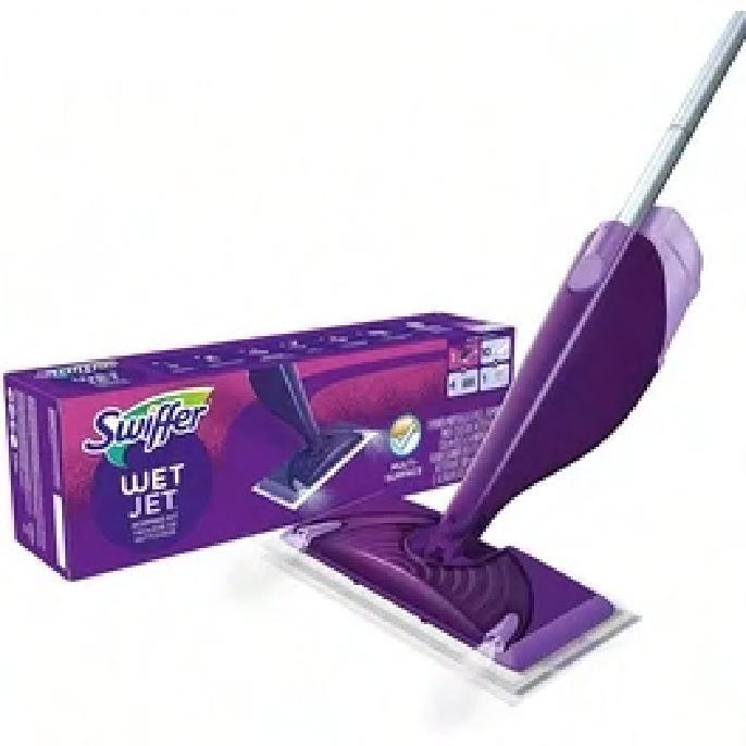Swiffer® WetJet Wet Mop 46IN Purple Silver Kit 5 Pads 1 Bottle 1 Handle 1/Kit
