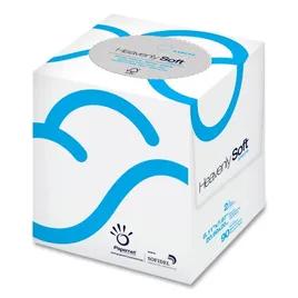 Heavenly Soft Papernet Facial Tissue 7.99X8.19 IN 2PLY White Cube Box 90 Sheets/Pack 3240 Sheets/Case