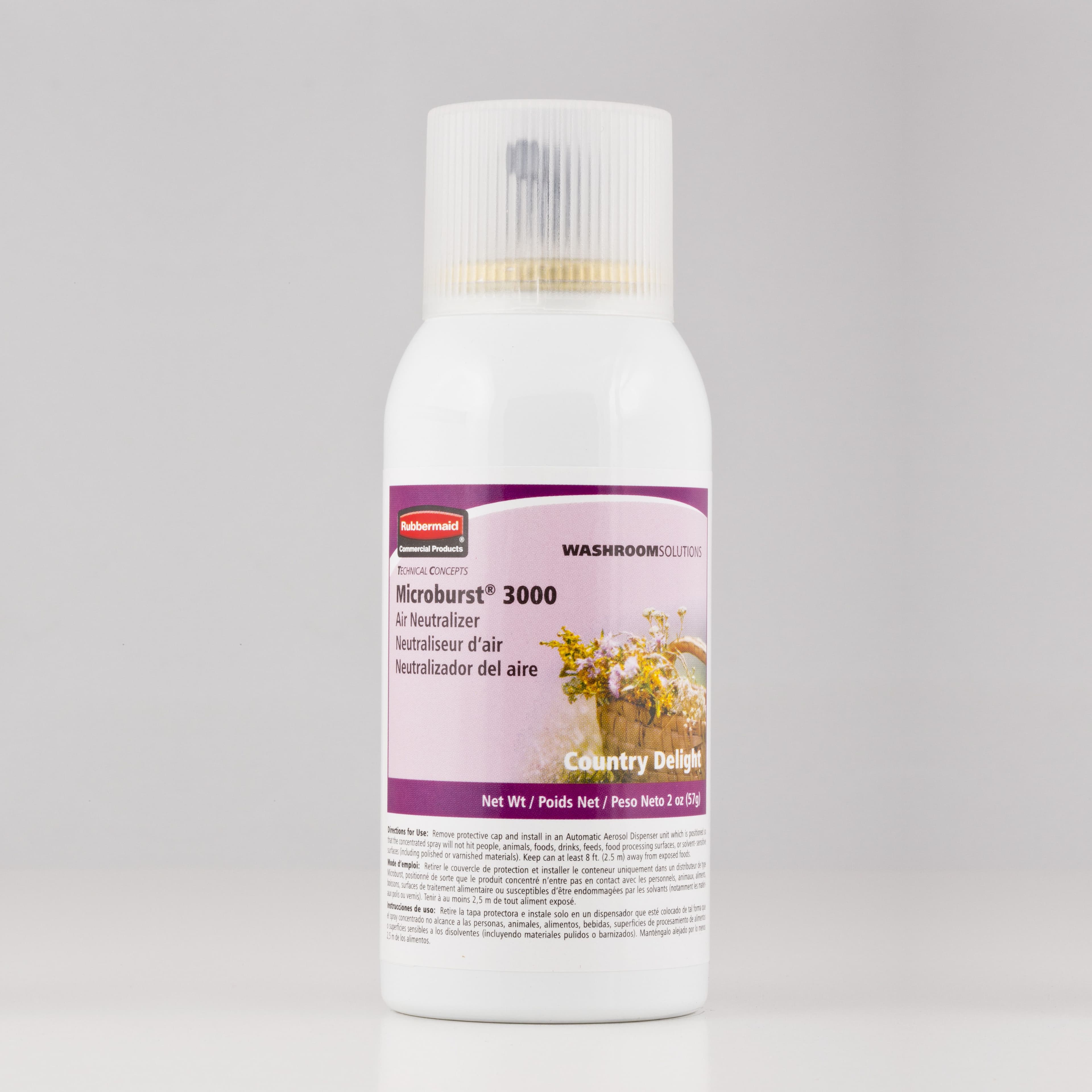 Microburst® Air Freshener Refill Lasts 3000 Sprays 12/Case