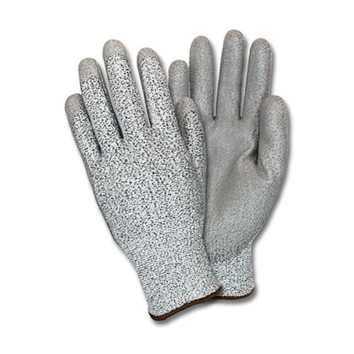 Safety Zone® Work Gloves XL Gray Cut Resistant Foam Coated Latex Coated Palm & Fingertips High Pressure 12 Count/Pack