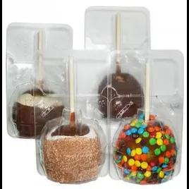 Caramel Apple Hinged Container With Dome Lid OPS Clear 1000/Case