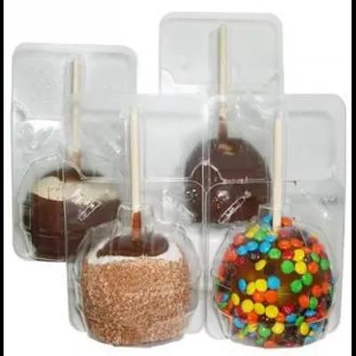 Caramel Apple Hinged Container With Dome Lid OPS Clear 1000/Case