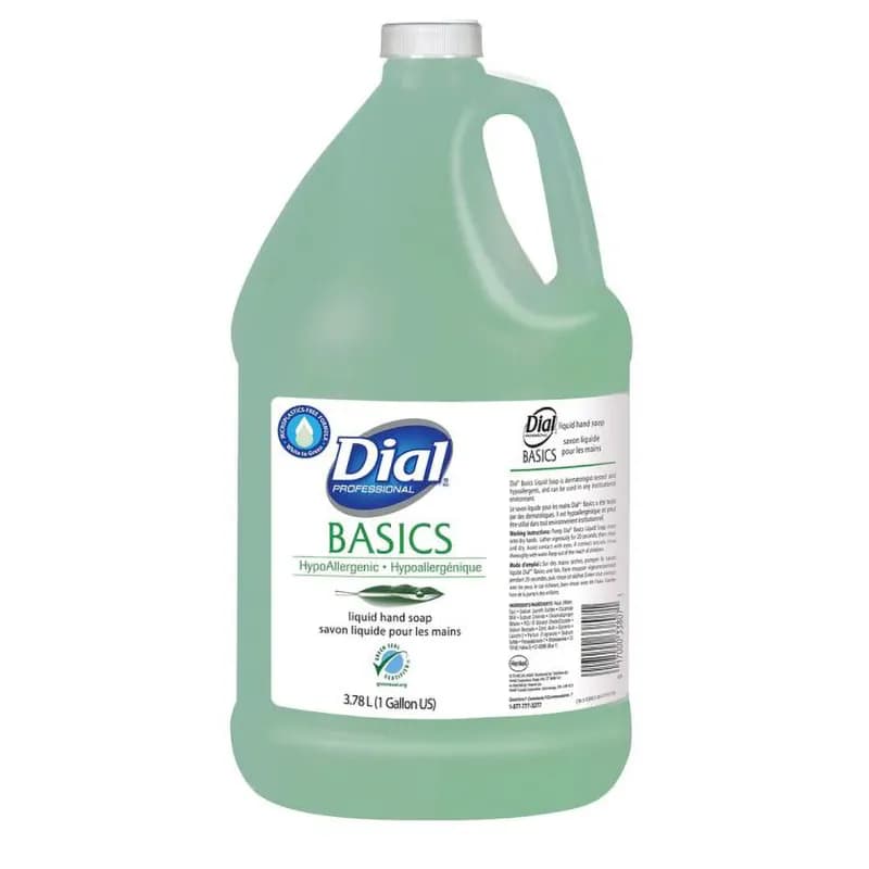 Dial Hand Soap Liquid 1 GAL Floral Green Hypoallergenic 4/Case