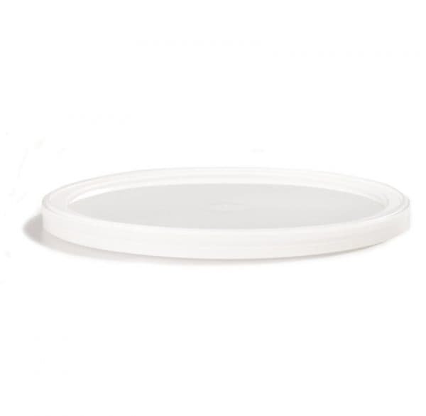 HomeFresh® Lid Flat 4.61X0.28 IN PE Clear Heavy Duty For Container 500/Case