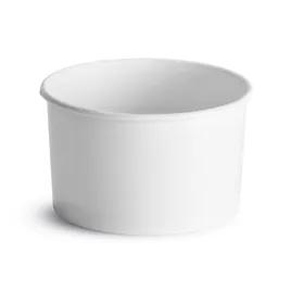 Food Container Base 16 OZ Paperboard White Round 500/Case