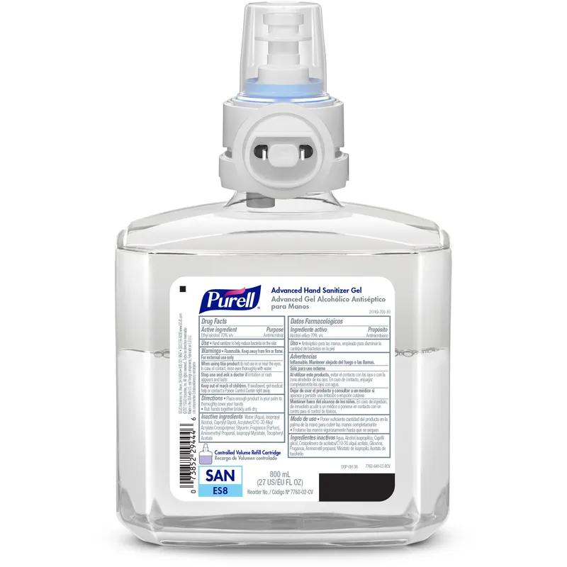 Purell® ES8 Hand Sanitizer Foam 800 mL 5.51X3.52X8.65 IN Clean Scent Advanced 2/Case