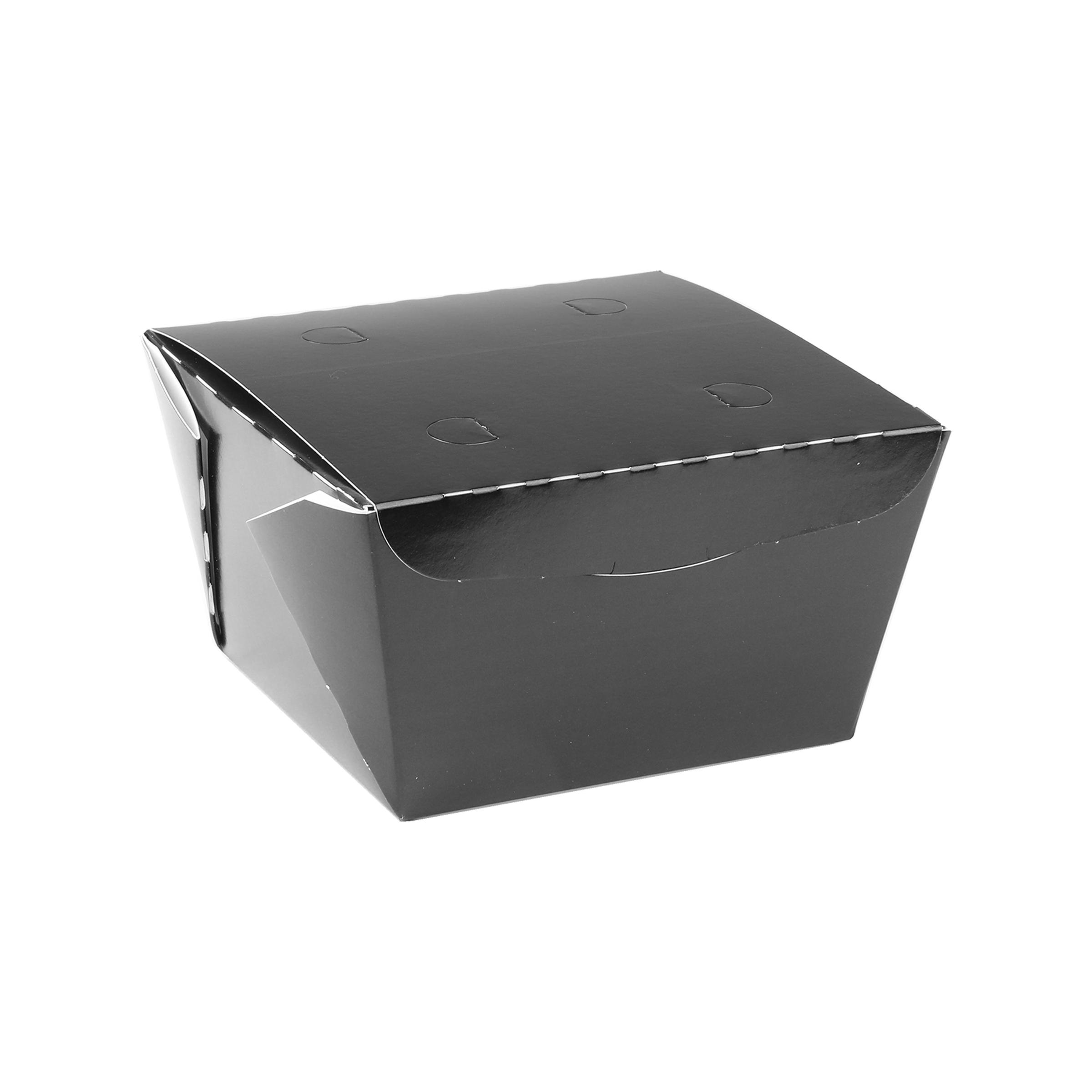 #8 46 OZ 4.5X4.5X3.3 IN Paperboard Black 200/Case