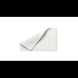 Safti-Grip® Bathmat 22.50X14 IN White Rubber Medium 1/Each