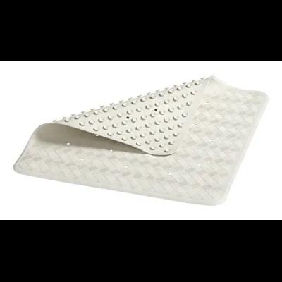 Safti-Grip® Bathmat 22.5X14X0.5 IN White Rubber Medium 1/Each