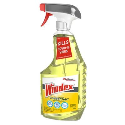 Windex® Professional Disinfectant Cleaner 32 OZ Multi Surface Liquid RTU 8/Case