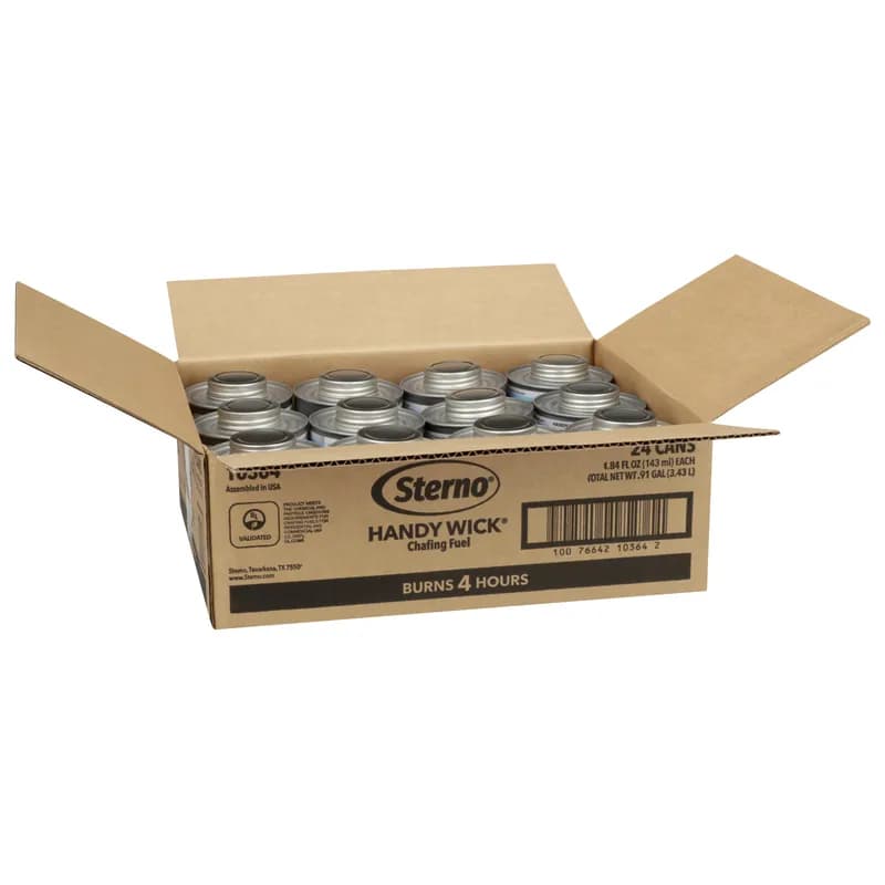 Handy Wick® Chafing Fuel Medium Wick 4 Hour 24/Case