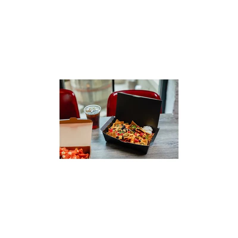#2 Take-Out Box 9X4.85X2 IN Paperboard Black 100/Case