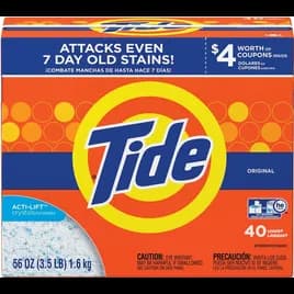 Tide® Original Scent Laundry Detergent 56 OZ Powder 4/Case