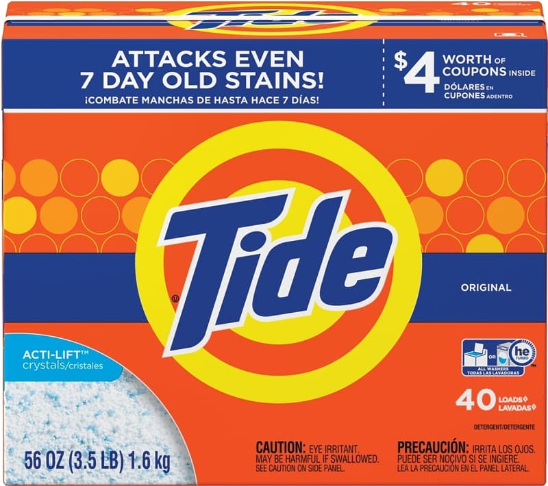 Tide® Original Scent Laundry Detergent 56 OZ Powder 4/Case