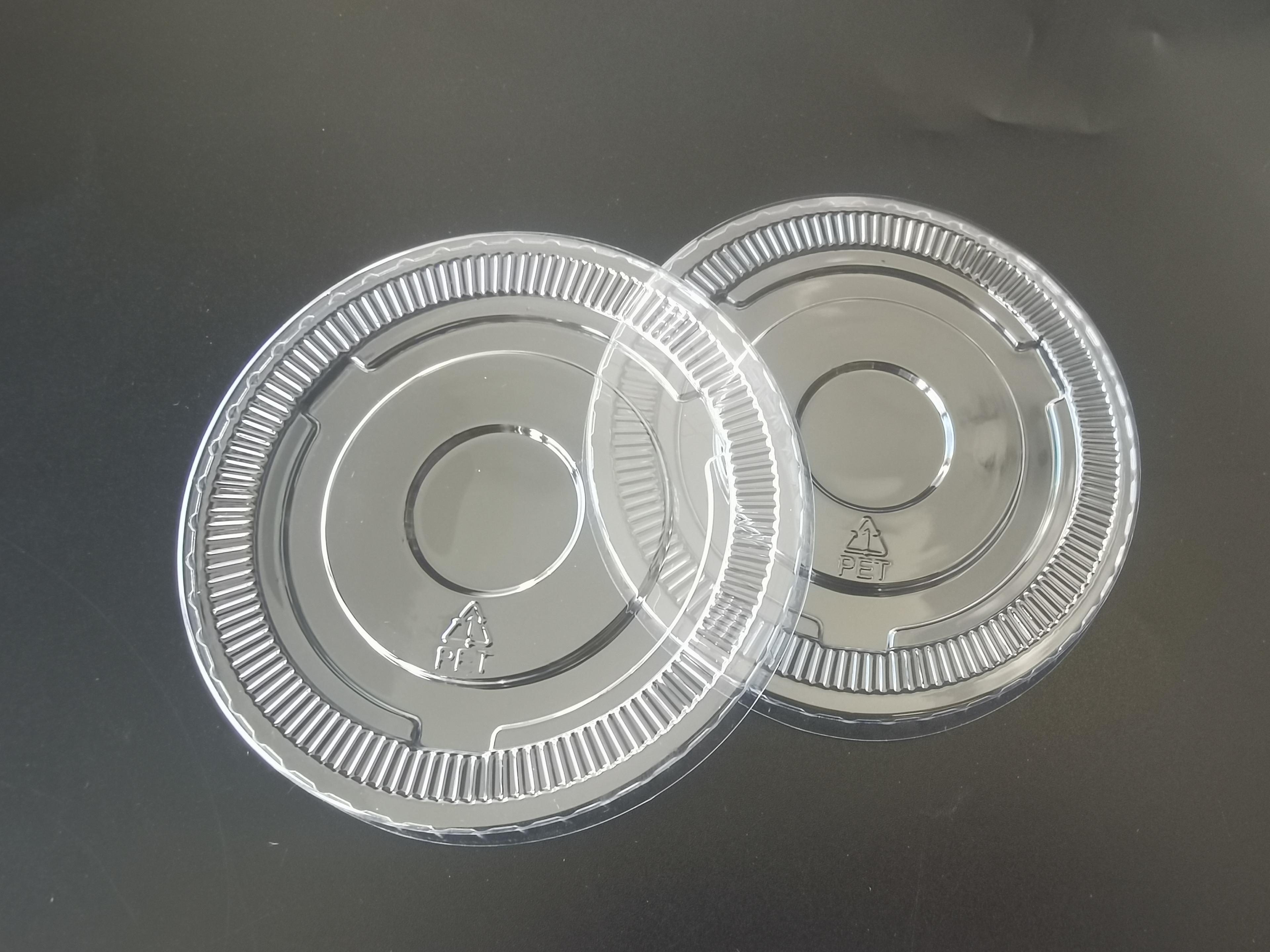 Victoria Bay Lid Flat 92MM For Cold Cup No Hole 100 Count/Pack 10 Packs/Case 1000 Count/Case