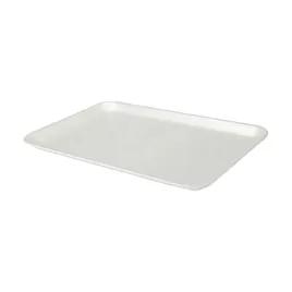 10X14 Meat Tray 10X14X0.75 IN 1 Compartment Polystyrene Foam White Rectangle 100/Case