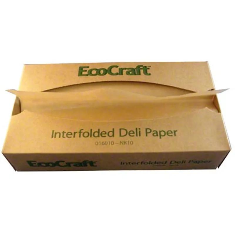 Bagcraft® Deli Sheet 10X10.75 IN Dry Wax Paper Kraft Interfold 6000/Case