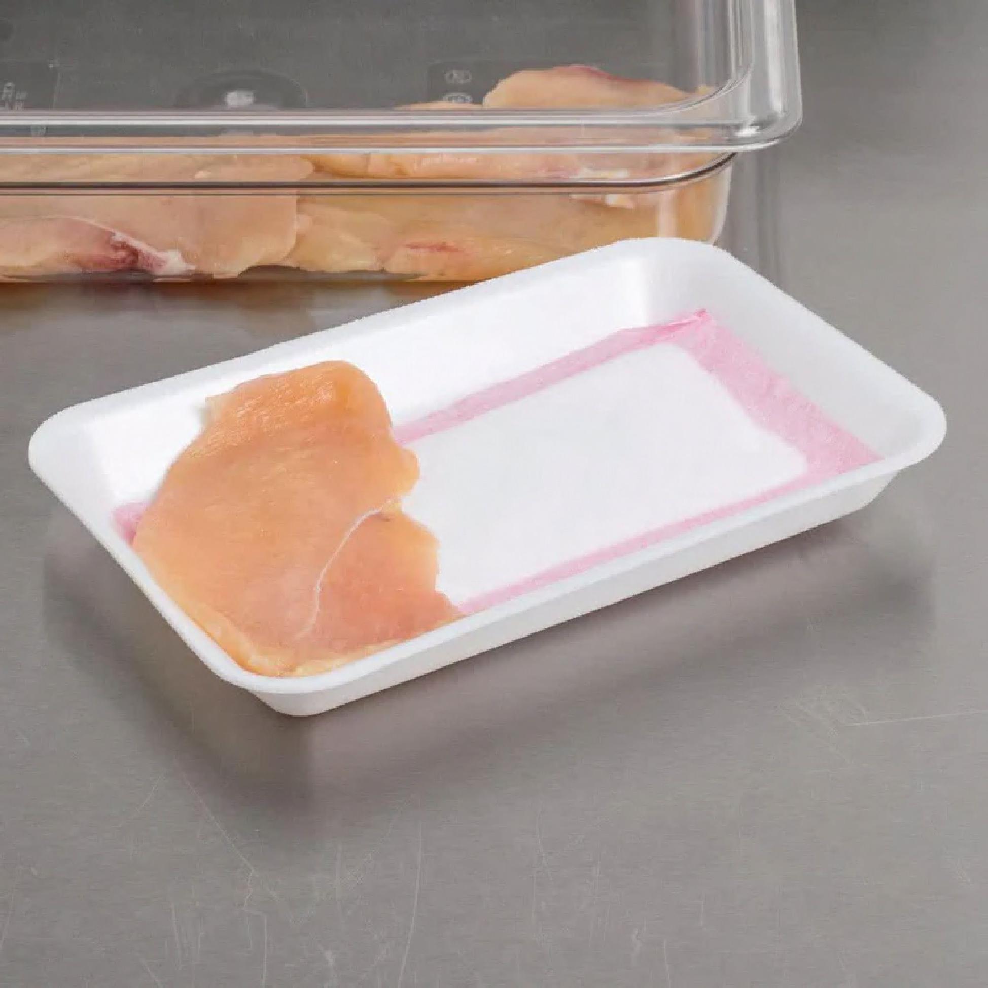 Pad 7X4.75 IN Plastic Cellulose Rose Rectangle 2600/Case