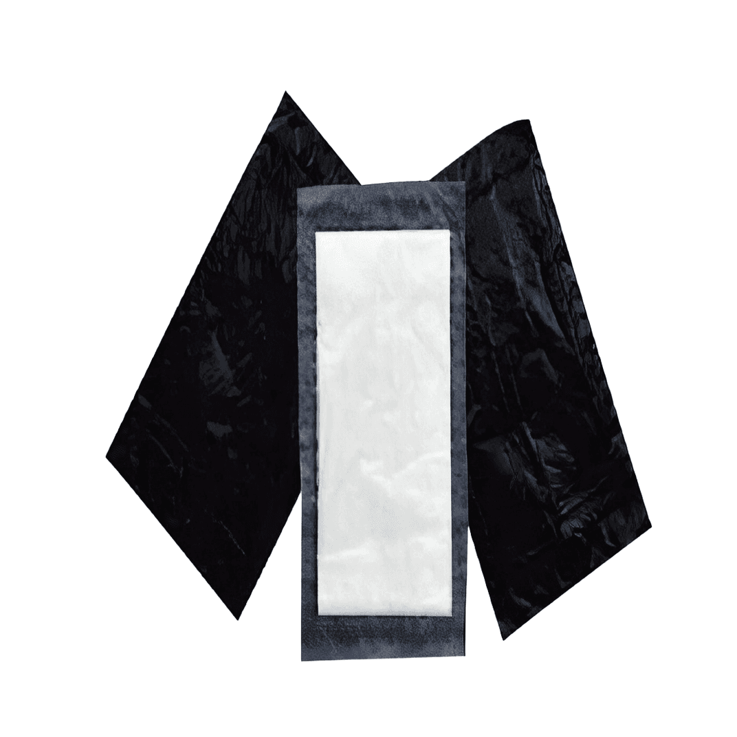 Meat Pad 4.75X7 IN Black White 50GM Sealed Edge 2600/Case