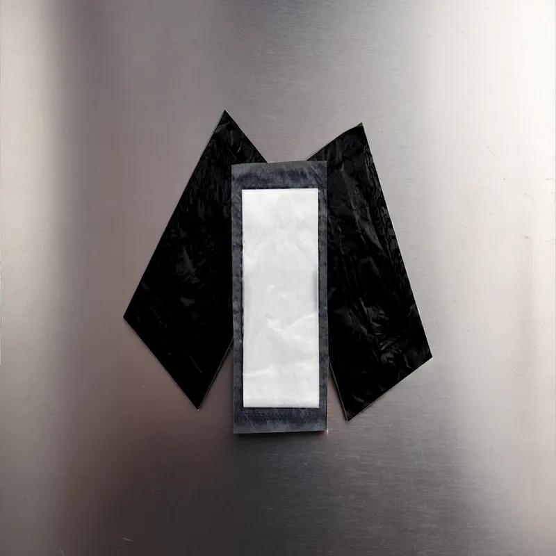 Meat Pad 4.75X7 IN Black White 50GM Sealed Edge 2600/Case