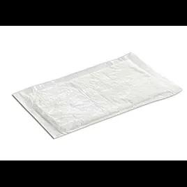 Dri-Loc Meat Pad 4.75X6.5 IN Plastic Cellulose White Rectangle Absorbent 2600/Case