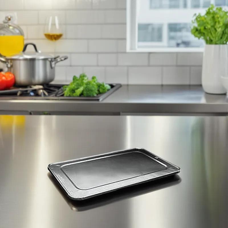 Victoria Bay Lid Full Size Aluminum For Steam Table Pan Vented 50/Case