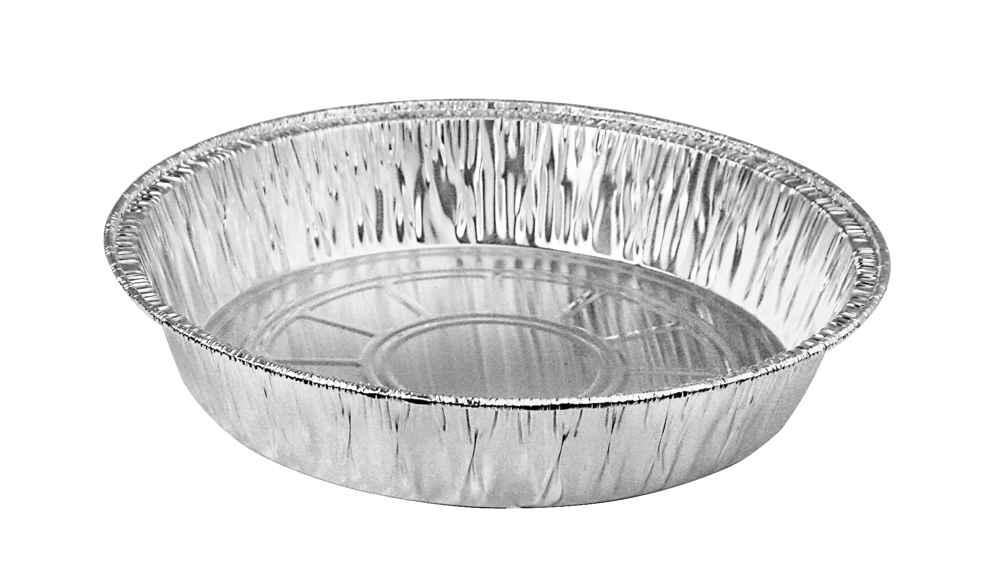 Take-Out Container 21.4 OZ 7.16X7.15625X1.3125 IN Aluminum Silver Round Rolled Edge Medium 500/Case
