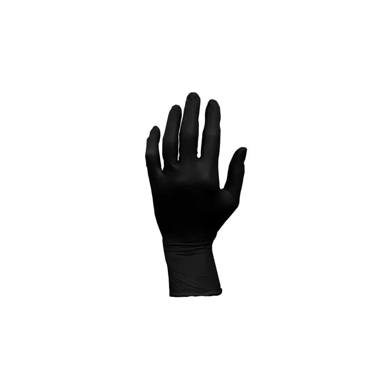 ProWorks® Examination Gloves Large (LG) Black 7MIL Nitrile Powder-Free 100 Count/Pack 10 Packs/Case 1000 Count/Case